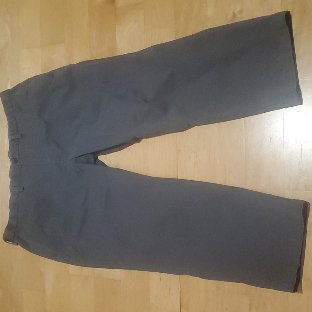 Haggar Premium Comfort Mens Gray Pants 42x29